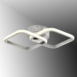 TT405-2-KR TT Aydınlatma Krom Kaplama 2 li Kare ( Gün Işığı ) Led Avize