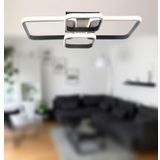 TT500-4-SY TT Aydınlatma ( Beyaz Işık ) Mat Siyah Plofonyer 4 lü Led Avize