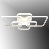 TT500-6-BY TT Aydınlatma ( 3 Renk Işık Modüllü ) Mat Beyaz Plofonyer 6 lı Led Avize