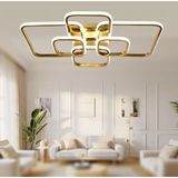 TT500-6-SR Tt Aydınlatma Sarı Kaplama Plofonyer 6 Lı LED Avize - Gold - Gün Işığı
