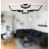 TT500-6-SY TT Aydınlatma ( Beyaz Işık ) Mat Siyah Plofonyer 6 lı Led Avize