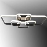TT500-6-SY TT Aydınlatma ( Sarı Işık ) Mat Siyah Plofonyer 6 lı Led Avize