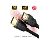 TTAF Hdmi 2.0 4k Ultra Hd 60 Hz Ses Ve Görüntü Aktarım Kablosu 3 Metre