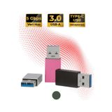 TTAF Type-C To Usb-A 3.0 Dönüştürücü Yüksek Hızlı Veri Aktarımı - Siyah