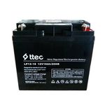 Ttec 12 V 18 Ah Bakımsız Kuru Akü