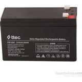 Ttec 12 Volt 9A Akü -12V 9 Ah Bakımsız Kuru Akü - 12V 9AH 12V9AH 12 Volt 9 Amper Akü
