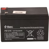 Ttec 12V 7AH-20HR Base Bakımsız Kuru Akü Alarm