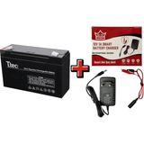 Ttec 12V 7AH Çocuk Araba Aküsü 1A Şarj Cihazı ile Birlikte Uzun Süreli Güvenilir Enerji