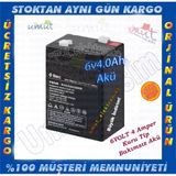 Ttec 2024 6 V 4 Ah Işıldak Akü