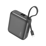 Ttec 2BB232GR Recharger Mini LCD 10.000 mAh PD 35W USB-C Dahili Kablolu Taşınabilir Hızlı Şarj Aleti