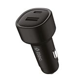 Ttec 2Ckp04S SmartCharger Duo PD 83W Araç Hızlı Şarj Aleti USB-C+USB-A-Siyah