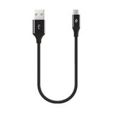 Ttec 2DK25S Siyah 30 cm Alumi Cable Micro USB Şarj ve Data Kablosu
