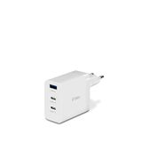Ttec 2scg03 Smartcharger Trio Gan 65w Pd 2 Usb-c+usb-a Beyaz Seyahat Hızlı Şarj Güç Adaptörü