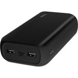 Ttec 30.000 mAh Ultra Taşınabilir Powerbank 2BB190 Şarj Aleti 3 Çıkış Gücü ile - Siyah