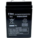 Ttec 4V 8AH Kuru Tip Akü - Ups ve Güvenlik Sistemleri - TEKTİP