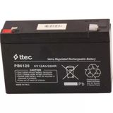 Ttec 6V 12Ah Bakımsız Kuru Akü (Kdo)