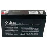 Ttec 6V 7Ah 20Hr Bakımsız Kuru Akü (09/2024 Üretimi)