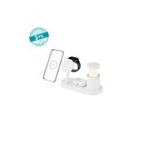 Ttec AirCharger Lumin Pro 2 Qi2.2/MagSafe Özellikli 25W iPhone/Android 4ü 1 Arada iPhone + Watch + AirPodsLED Aydınlatmalı Kablosuz Hızlı Şarj Standı – 2KS46