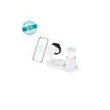Ttec AirCharger Lumin Pro 2 Qi2.2/MagSafe Özellikli 25W iPhone/Android 4ü 1 Arada iPhone + Watch + AirPodsLED Aydınlatmalı Kablosuz Hızlı Şarj Standı
