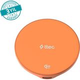 Ttec Aircharger Pro 2 Touch Qi2.2/magsafe Özellikli 25W Iphone/android Kablosuz Hızlı Şarj Aleti - Turuncu