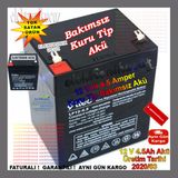 Ttec Aküsü Ttec 12 Volt 4.5AH Akü -12V Bakımsız Kuru Akü Cihaz Aküsü Şarj Edilebilir Ev Aletleri Aküsü