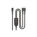 ttec AlumiCable Duo USB-C – 2* USB-C 100W 150cm Hızlı Şarj Kablosu