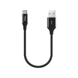 Ttec Alumicable Extra Strong Usba To Type-C Hızlı Data Ve Fast Şarj Kablosu 30Cm Siyah 2Dk26s