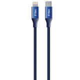 Ttec Alumicable Type-C Lightning Lacivert 150 cm Hızlı Şarj Kablosu