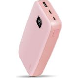 Ttec Chargeup LCD 20.000MAH Taşınabilir Hızlı Şarj Aleti / Powerbank - Toz Pembe