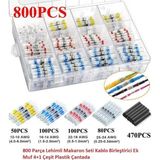 Ttec Goldenbee 800 Parça Lehimli Makaron Seti Kablo Birleştirici Ek Muf 4+1 Çeşit Plastik Çantada