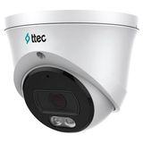 Ttec IPDP-4330M-WMS/SL 4 Mp Poe Ip 66 Starlight Sıcak Spot Işık Hibrit Ip Dome Kamera - Beyaz