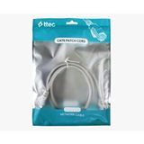Ttec Kbl-ptch-1mtg 1 Metre Cat6 Patch Kablo 1 Metre Patch Cord Kablo Gri Siyah