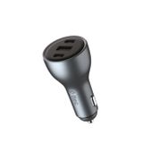 Ttec Mega Şarj Akım Korumalı 130W 2Xusb-C+Usb Girişli Araç Çakmaklık Şarjı Tüm Araçlarla Uyumlu Şarj