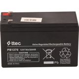 Ttec Plus Ttec 12V 7AH-20HR Base Bakımsız Kuru Akü Alarm-Siren Için Ups Uygun Değil 1,75 kg (Kdo)