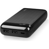 Ttec Powerslim LCD 20.000 Mah Universal Powerbank - Siyah