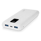 Ttec Powerslim Trio Lcd 10.000 Mah Pd 22.5W Beyaz Dahili Kablolu Taşınabilir Şarj Cihazı