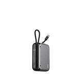 Ttec Recharger Lcd 10.000mah Pd 30w Usb-c Dahili Kablolu Taşınabilir Hızlı Şarj Aleti Powerbank - Gri