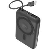 ttec ReCharger M LCD 10.000mAh MagSafe Uyumlu PD 20W USB-C Dahili Kablolu Stantlı Taşınabilir Hızlı Şarj Aleti/Powerbank 2BB230GR - Gri