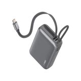 ttec ReCharger Pro LCD 10.000mAh PD 20W USB-C Makaralı Kablolu Taşınabilir Hızlı Şarj Aleti / Powerbank