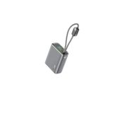 ttec ReCharger Pro TFT 10.000mAh PD 20W USB-C ve Lightning Dahili Kablolu Taşınabilir Hızlı Şarj Aleti Powerbank