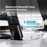 Ttec Şen Iletişim Recharger M 10.000MAH Magsafe Uyumlu Pd 20W Stantlı Kablosuz Taşınabilir Hızlı Şarj Aleti/powerbank - Siyah