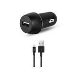 ttec SmartCharger 2.1A Araç Şarj Aleti + Lightning ile Uyumlu Kablo Siyah