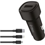 Ttec Smartcharger 2.4A Trio Kablo Araç Şarj Aleti - Siyah