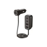 ttec SmartCharger 6sı 1 Arada PD 90W Araç Hızlı Şarj Aleti 3 USB-C+3 USB-A