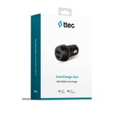Ttec Smartcharger Dua 3.1a Araç Şarj Aleti Çift Usb Siyah