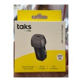 Ttec Taks 5CP01S taks CP01 30W PD USB-C Araç Hızlı Şarj Aleti , Siyah