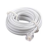 Ttec Telefon Kablosu 10 Metre Pluglu Beyaz