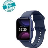 ttec Tempus 44 mm, Dikdörtgen Kasa, İOS ve Android Uyumlu, 22mm Değiştirilebilir Kordonlu, Akıllı Saat Atlantik Mavi 2S13WV3 - Çok Renkli
