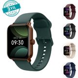 ttec Tempus 44 mm, Dikdörtgen Kasa, İOS ve Android Uyumlu, 22mm Değiştirilebilir Kordonlu, Akıllı Saat Petrol Yeşili 2S13WV3 - Çok Renkli