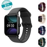 ttec Tempus 44 mm, Dikdörtgen Kasa, İOS ve Android Uyumlu, 22mm Değiştirilebilir Kordonlu, Akıllı Saat Siyah 2S13WV3 - Çok Renkli